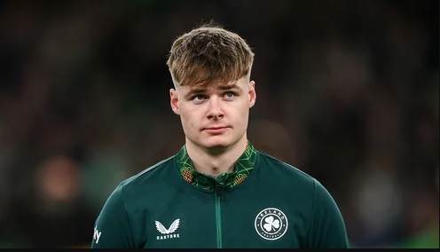 Số áo Evan Ferguson từng mặc tại đội tuyển Cộng hòa Ireland là số 9